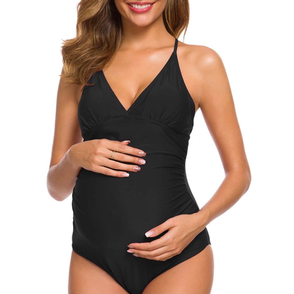 New✨Classic Black Maternity Swimsuit